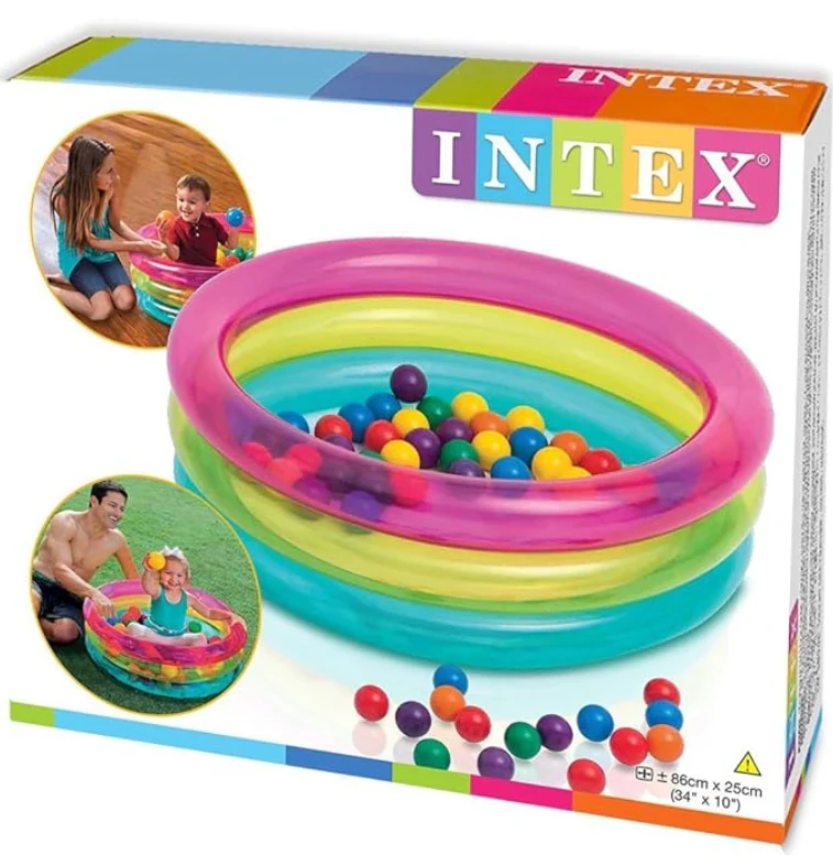 Intex Inflatable Baby Balls Pit Age 1-3 48674 - Image 2