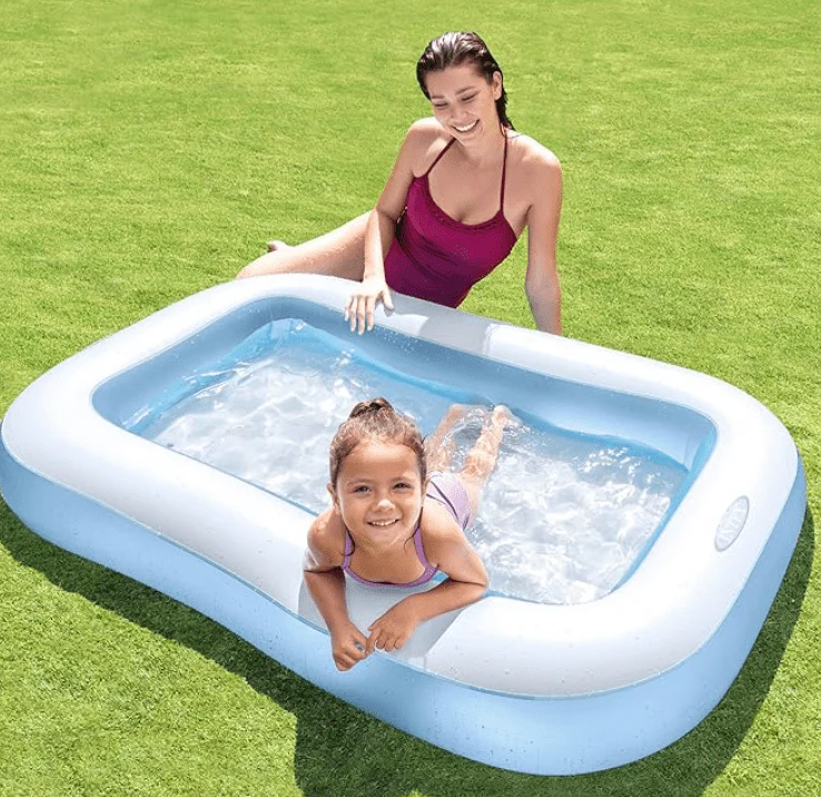Intex Inflatable Rectangular Pool 166x100x28cm - Image 2
