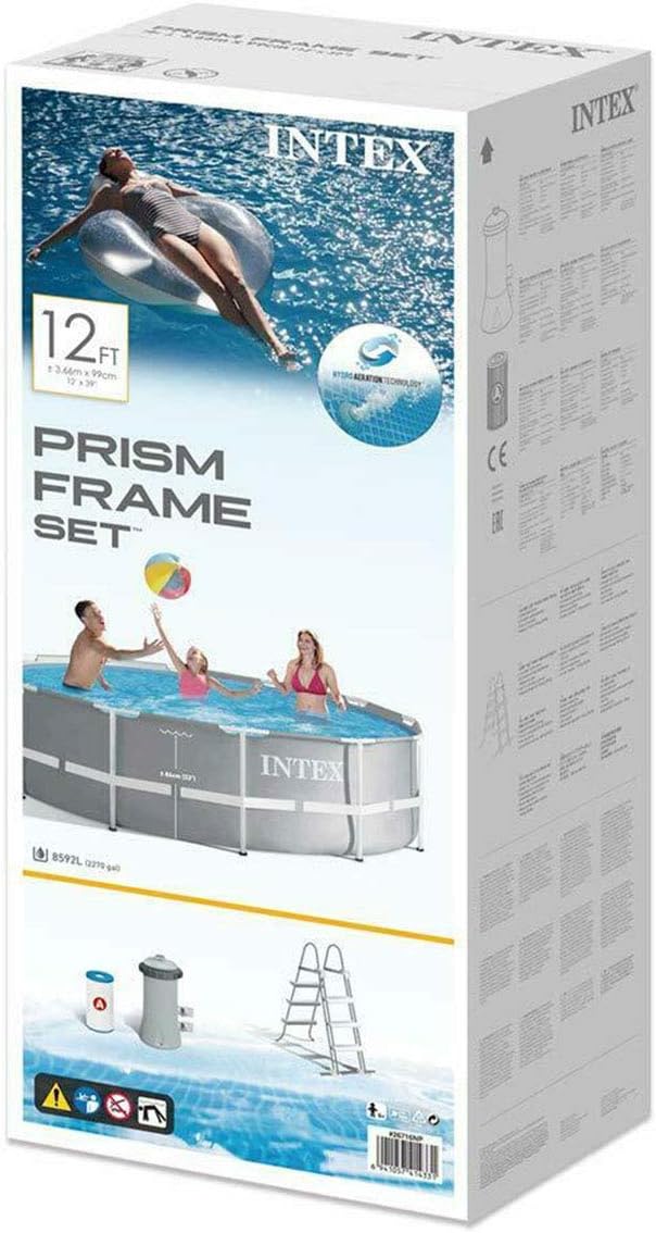 Intex Prism Frame Above Ground Round Pool 366x99cm 26716 - Image 3