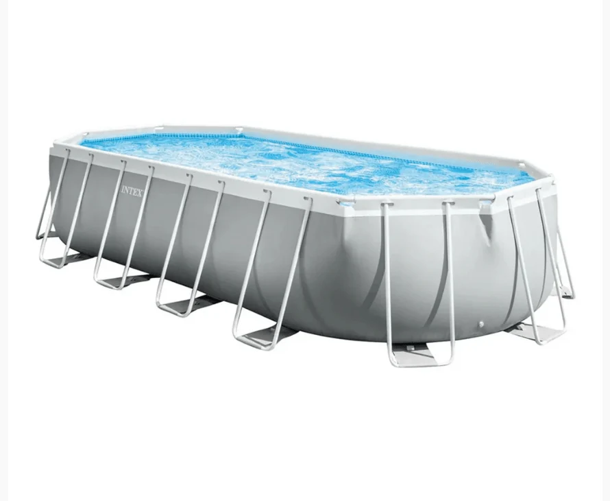 Intex Prism Frame Oval Pool Set (6.10x3.05x1.22m) 26798