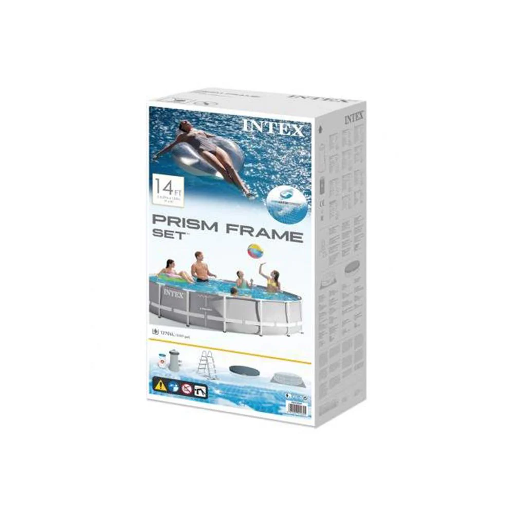 Intex Prism Frame Round Above Ground Pool 427x107cm 26720 - Image 2