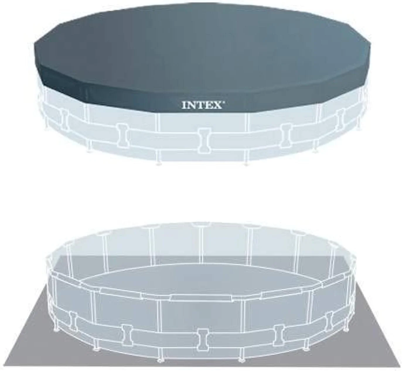 Intex Prism Frame Round Above Ground Pool 427x107cm 26720 - Image 3