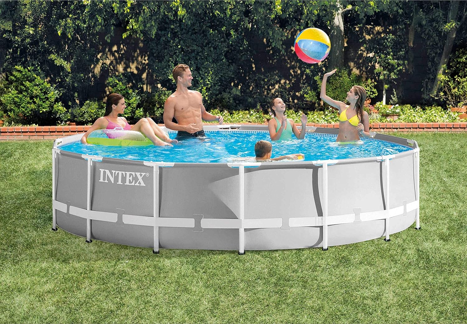 Intex Prism Frame Round Above Ground Pool 427x107cm 26720 - Image 6