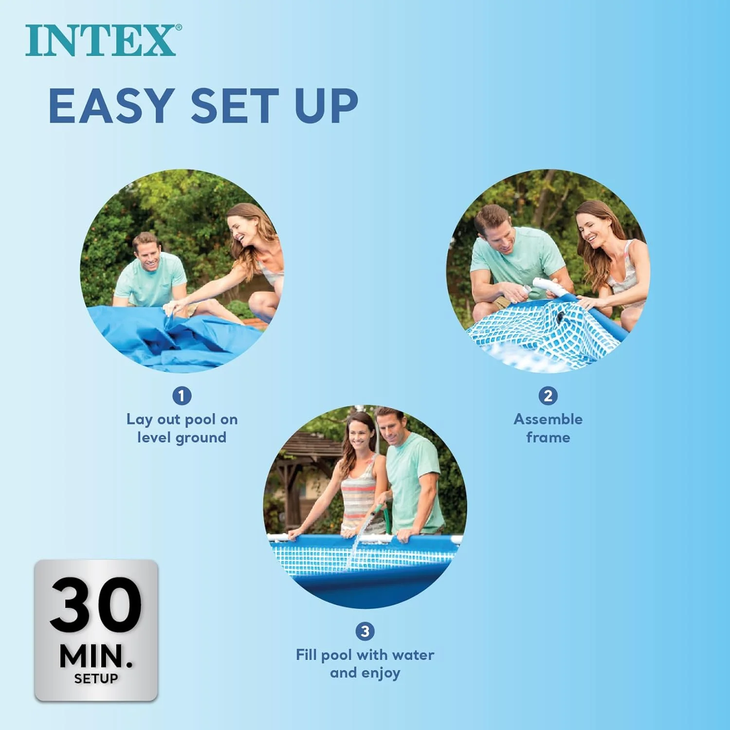 Intex Rectangular Frame Pool 2.60mx1.60x65cm 28271 - Image 3