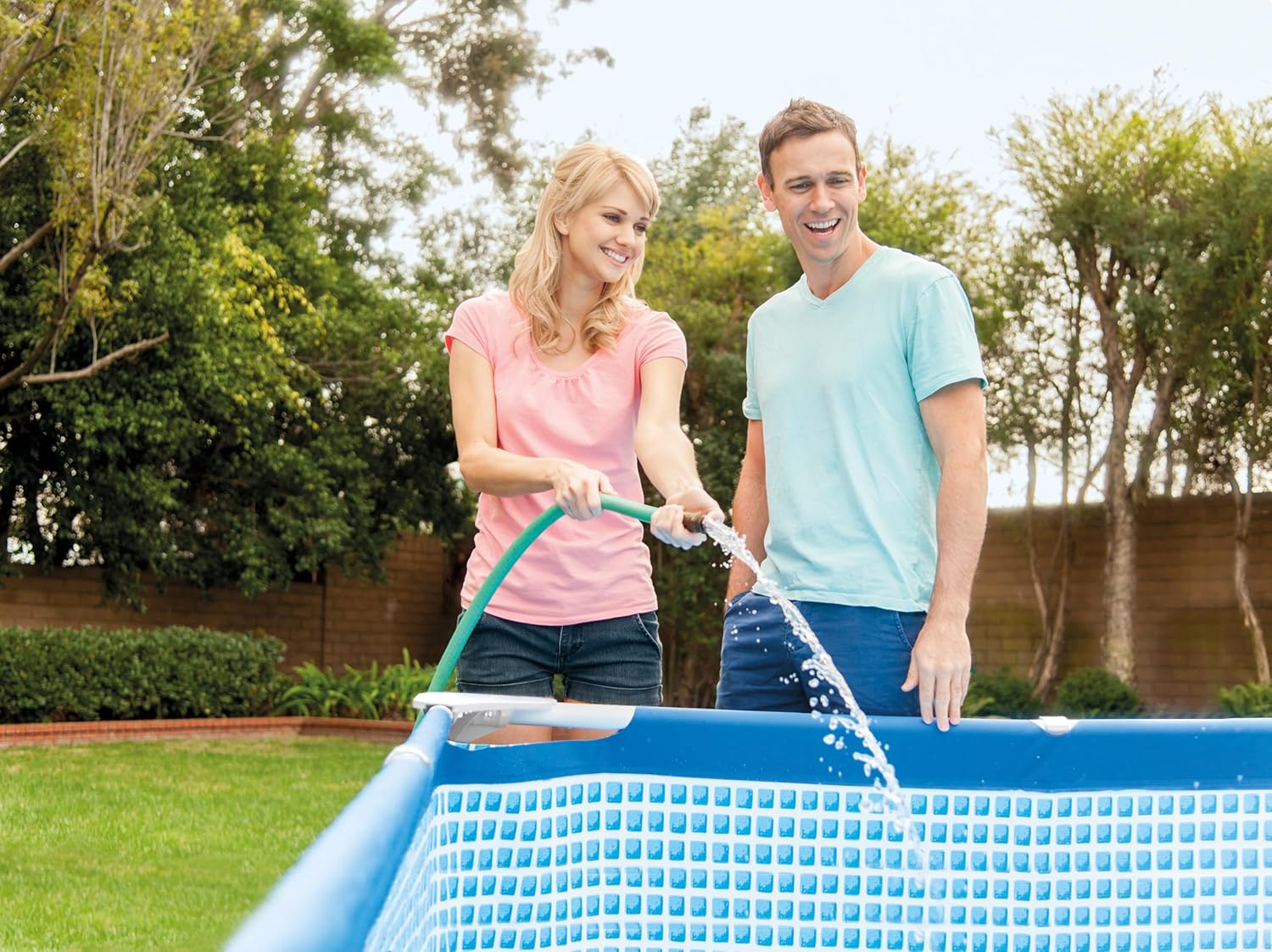 Intex Rectangular Frame Pool with Pump 4.50mx2.20x84cm 28274 - Image 3