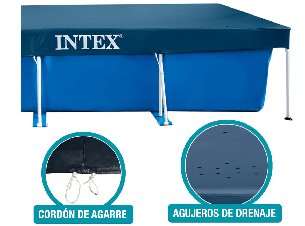 Intex Rectangular Pool Cover 4.5mx2.2mx85cm 28039 - Image 2