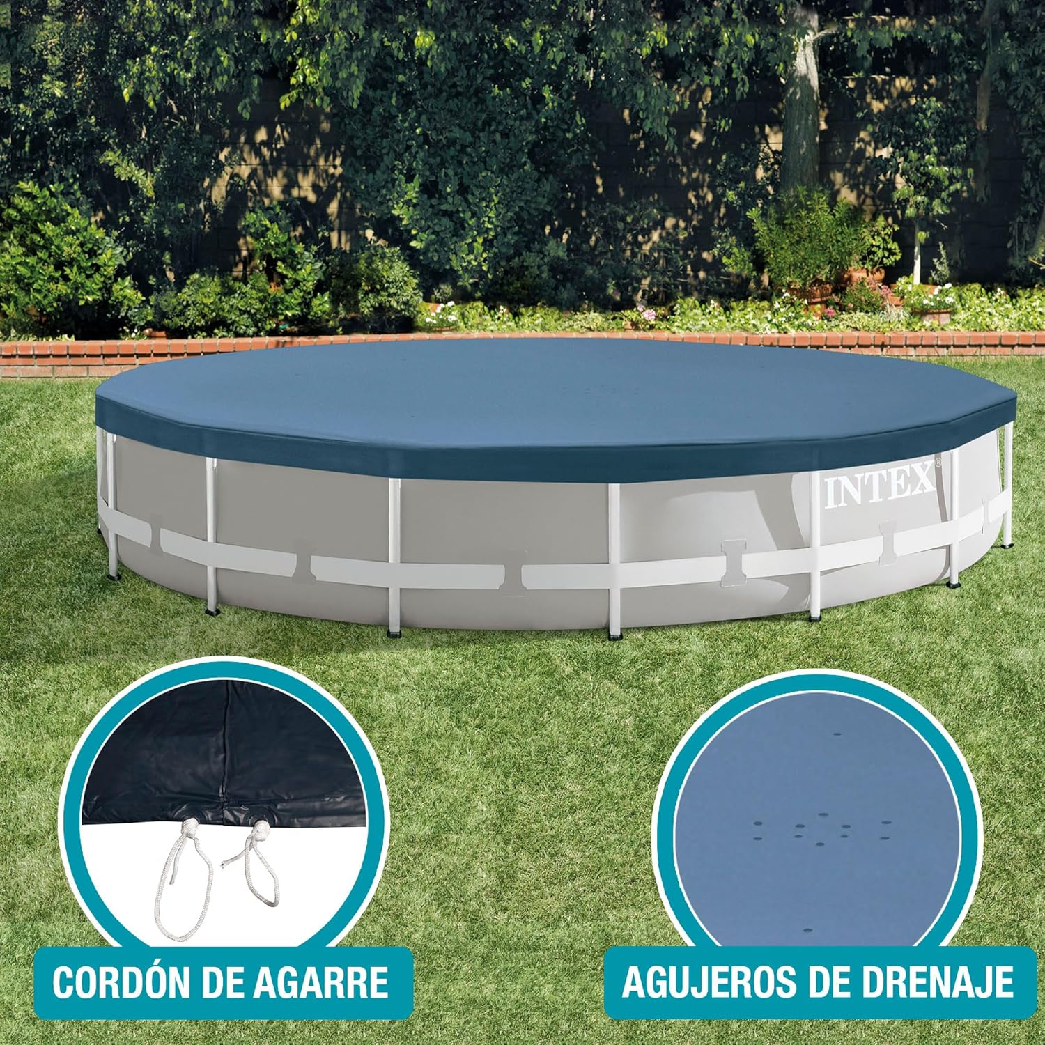 Intex Round Pool Cover 10ft 3.05m 28030 - Image 3
