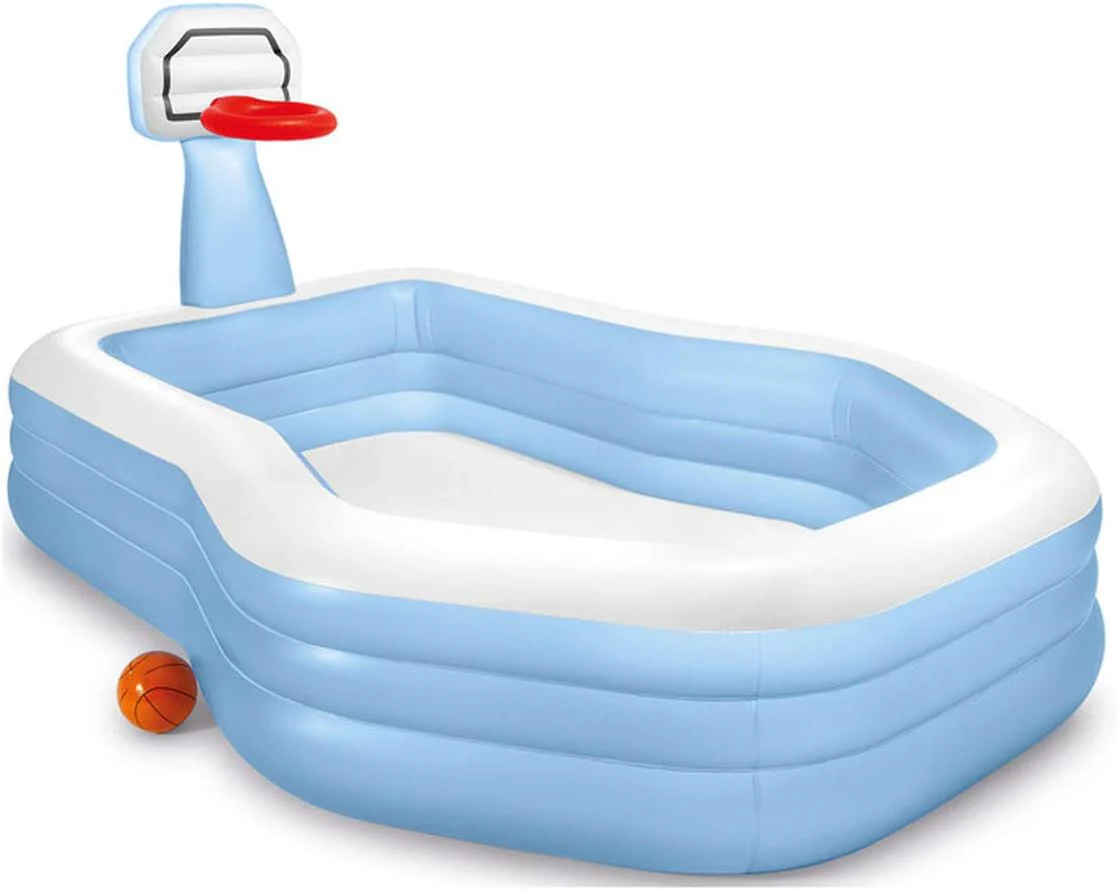 Intex Shooting Hoop Family Pool 2.57x1.88x1.30m