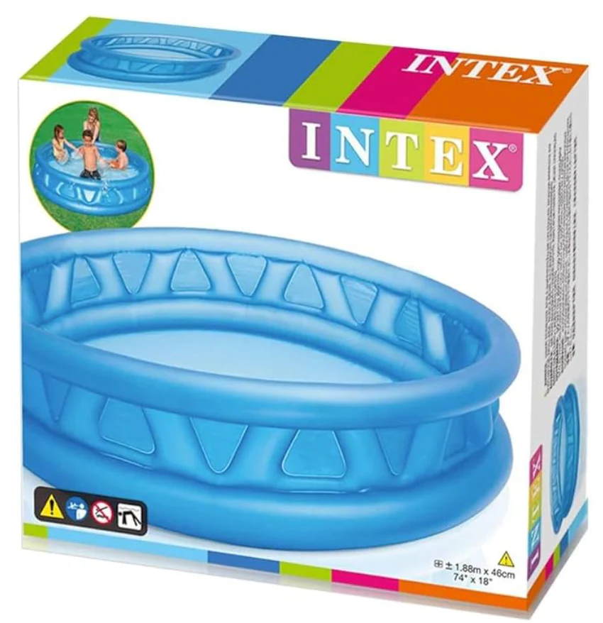 Intex Soft Side Inflatable Pool 188x46cm - Image 2