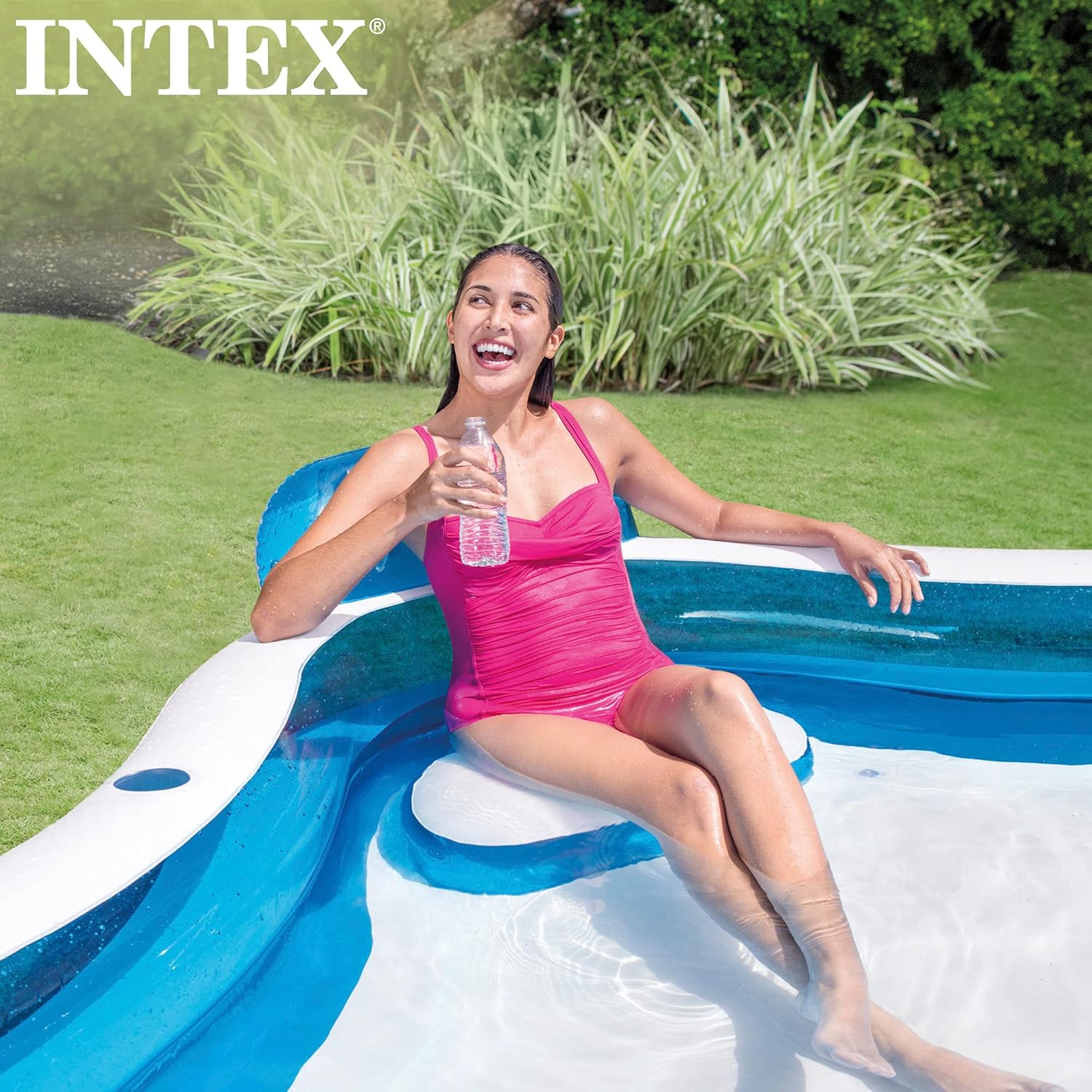 Intex Swim Center Family Lounge Pool 2.29mx2.29mx66cm 56475 - Image 6