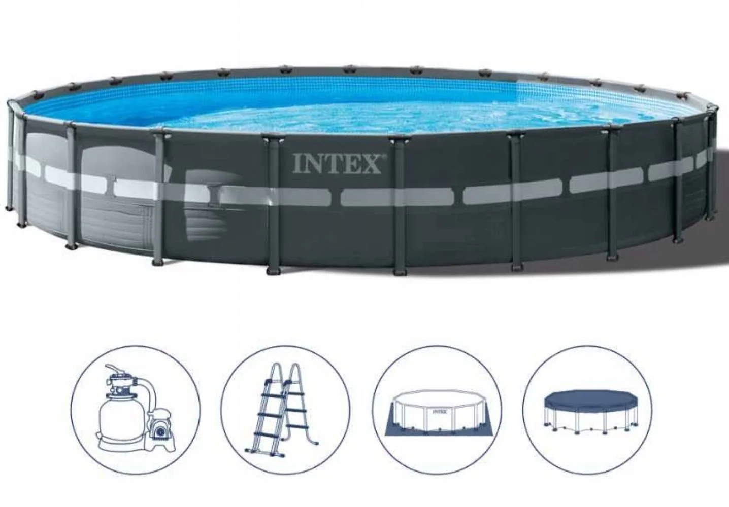 Intex Ultra Frame Pool Set 7.32mx1.32m ZX-26340