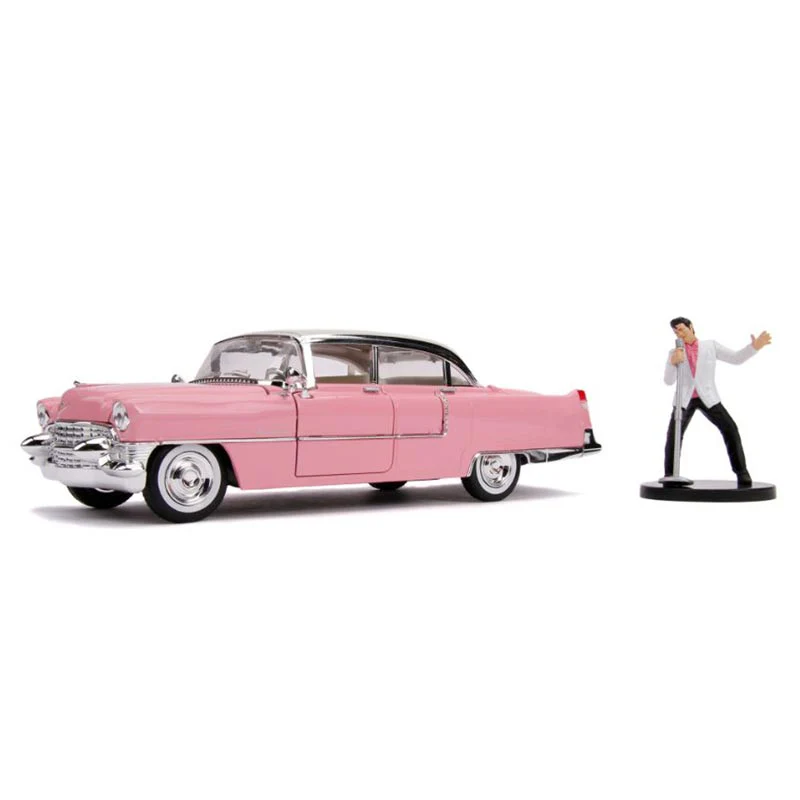 Jada 1955 Cadillac and Elvis Presley 1:24 253255012 - Image 2