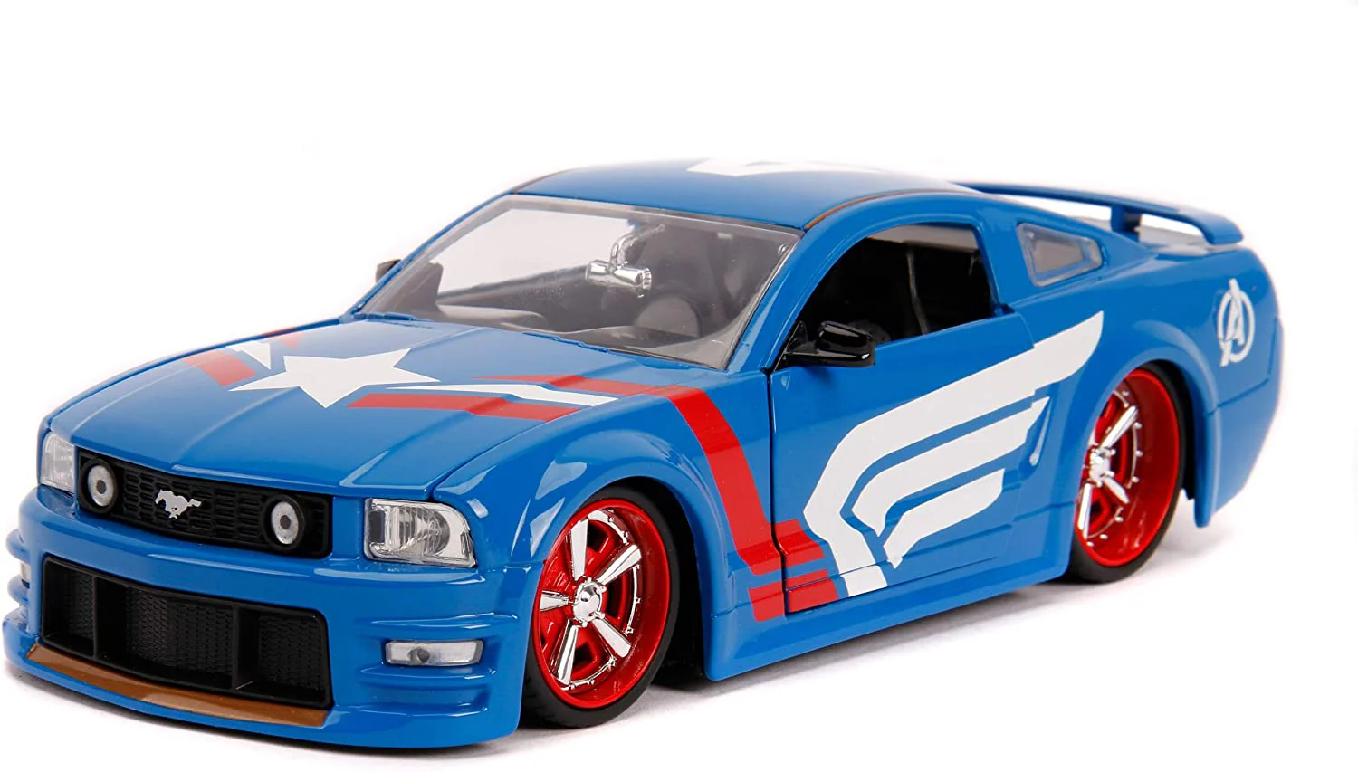 Jada Avengers Captain America with Car 1:24 253225007 - Image 3