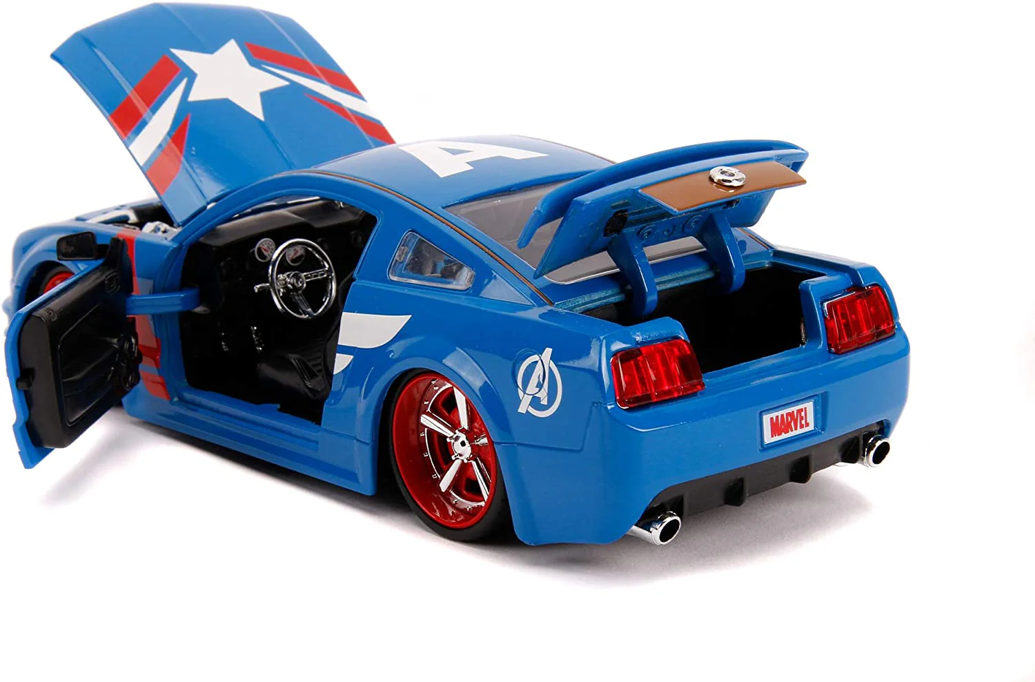 Jada Avengers Captain America with Car 1:24 253225007 - Image 5