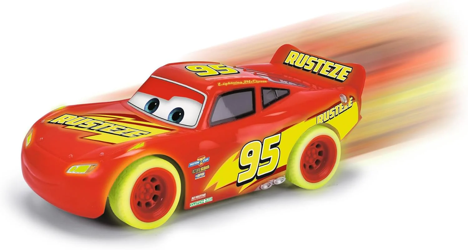 Jada Disney Cars RC Glow Racers Lightning Mcqueen 1:24 203084035 - Image 4