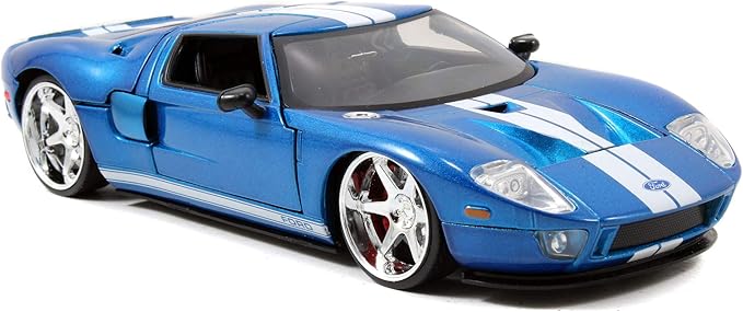 Jada Fast & Furious 2005 Ford GT Blue Metallic 1:24 253203013 - Image 6