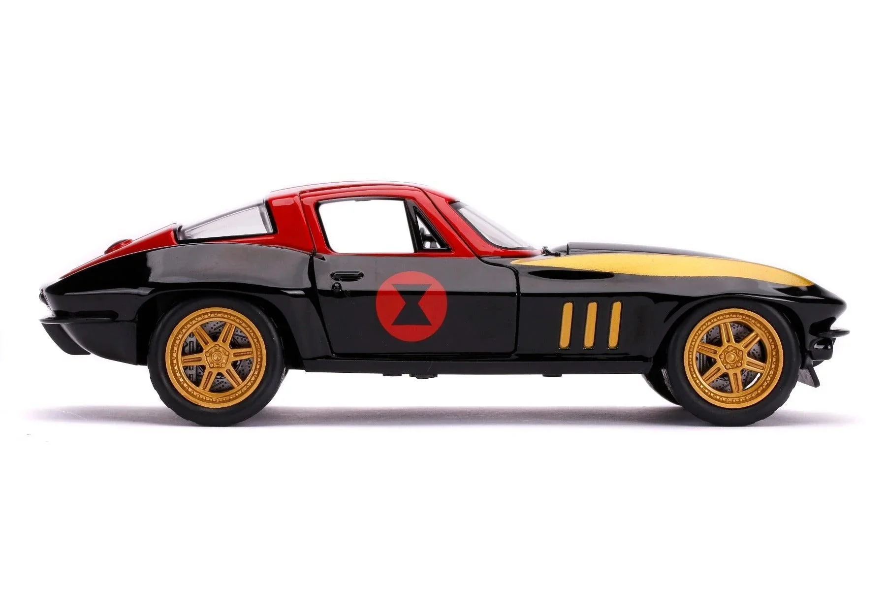 Jada Marvel Black Widow 1966 Chevy 1:24 Scale 253225014 - Image 6