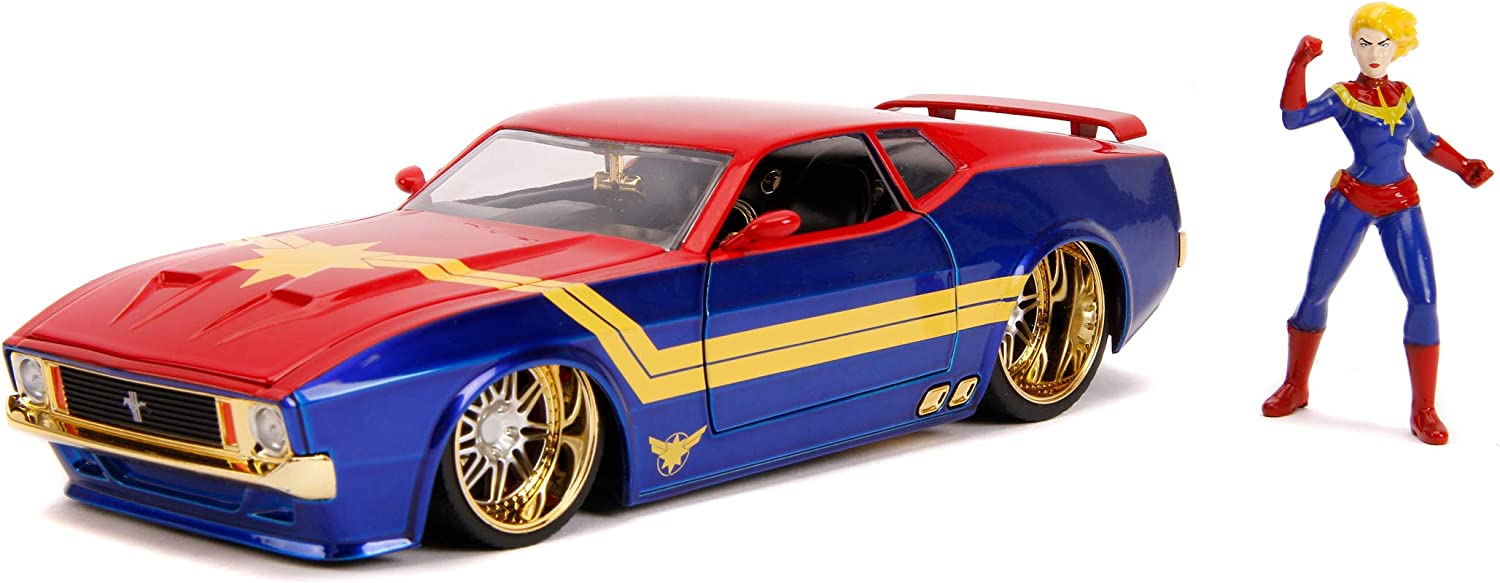 Jada Marvel Captain Marvel Ford Mustang 1:24 253225009 - Image 2