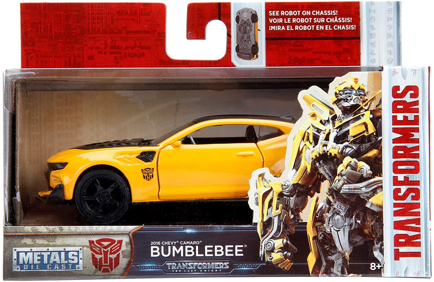 Jada Transformers Bumblebee Chevy Camaro 1:32 253112001 - Image 5