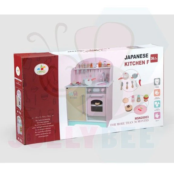 Japanese Style Kitchen Playset White/Pink MSN20003A/B - Image 2