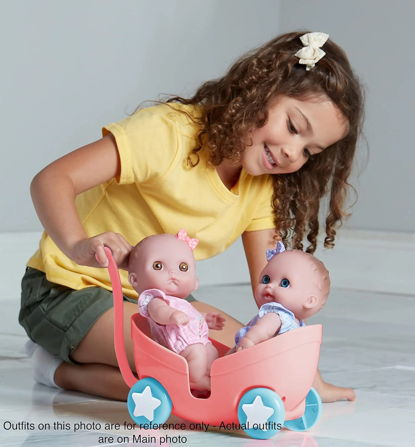 JC Toys Lil Cutesies with stroller 8.5 inches 16982 - Image 2