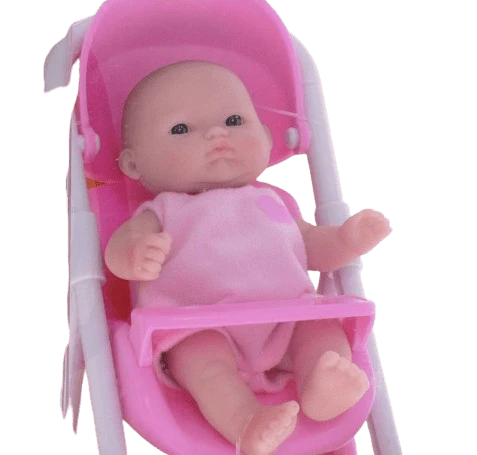 JC Toys Lots to Love Baby Doll With Mini Accessories 5 inches 16750 - Image 5