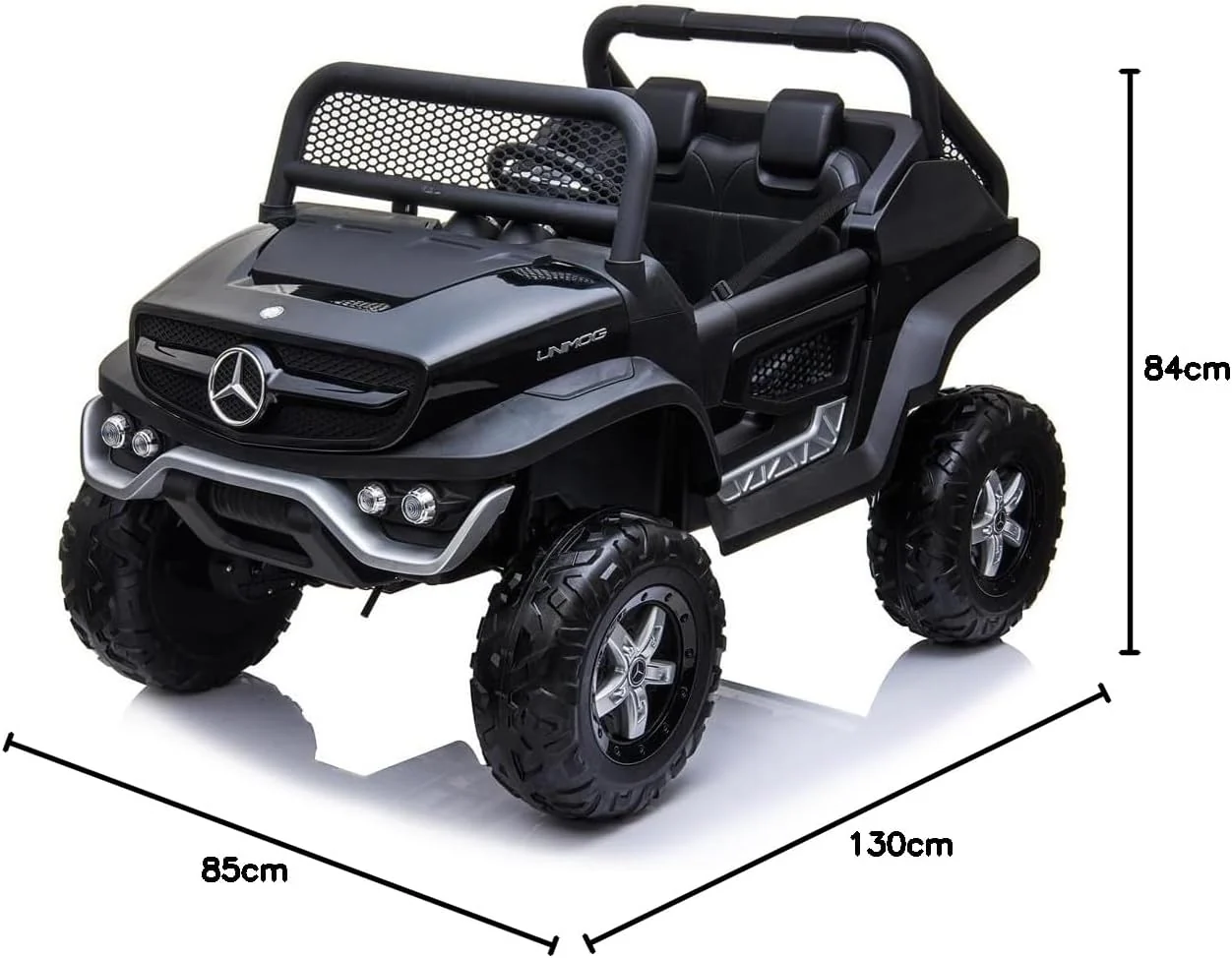Jeep Benz Unimog Small Black 2M SMBJL199 - Image 5