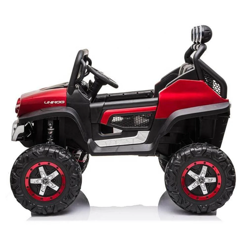 Jeep Benz Unimog Small Red 2M SMBJL199 - Image 3