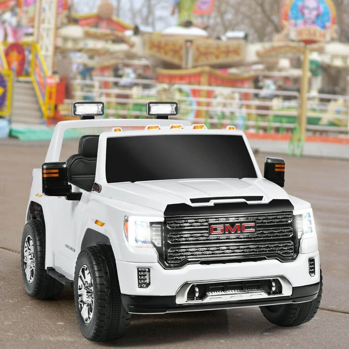 Jeep GMC Sierra Denali HD 12V 2B4M White HL368 - Image 4