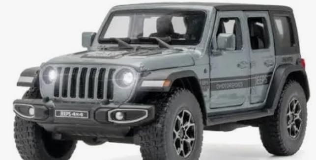 Pullback Diecast Jeep Wrangler Car 1:32 32331