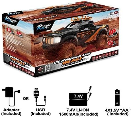 Jungle Beast 4x4 Truck 2.4G RC Climbing Car 1:10 Scale HB-ZP1004 - Image 3