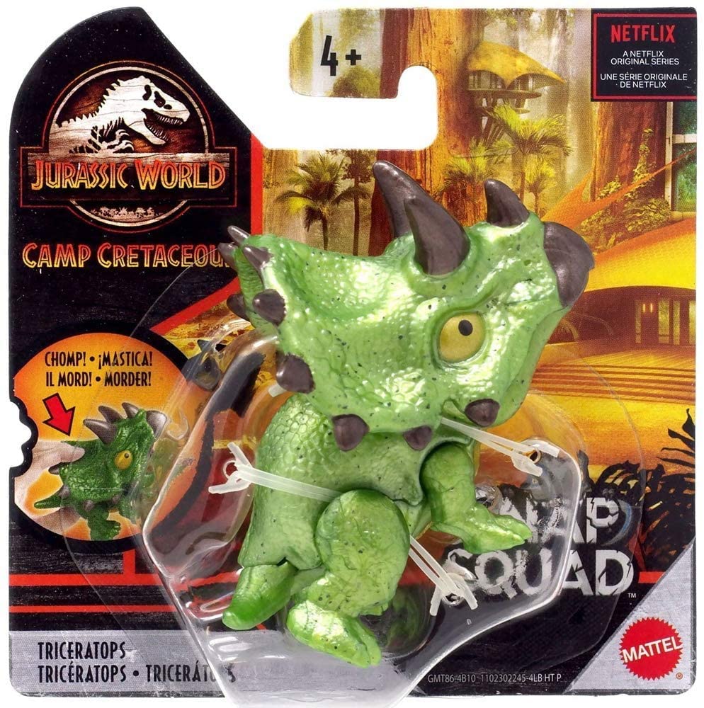 Jurassic World Camp Cretaceous Snap Squad Triceratops Mini Figure GGN26/GMT86 - Image 3
