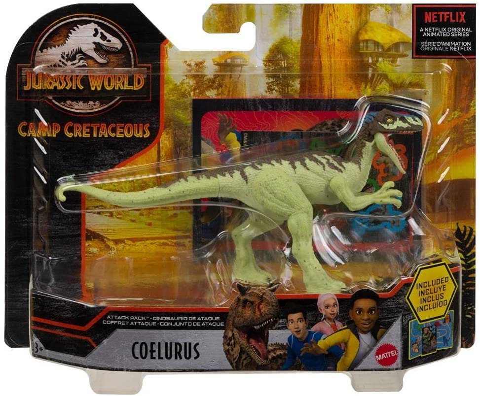 Jurassic World Dino Attack Pack Cretaceous Coelurus HBX29/FPF11 - Image 5