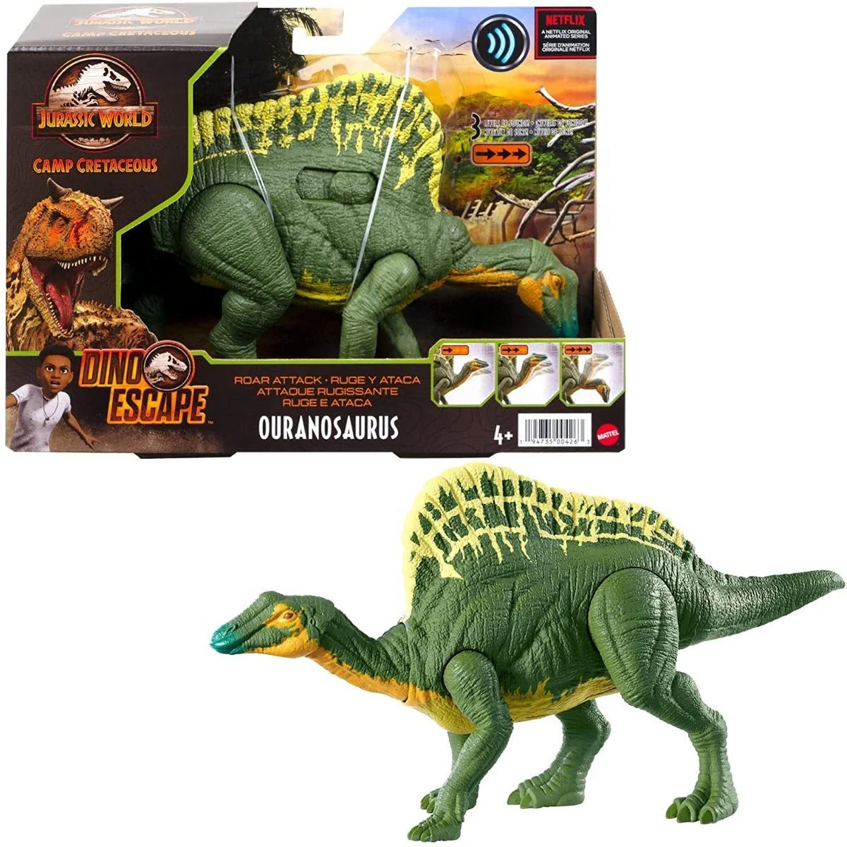 Jurassic World Dino Escape Roar Attack Ouranosaurus HBX38/GWD06 - Image 7