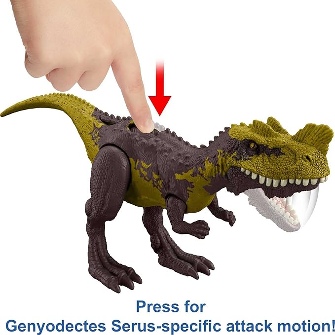 Jurassic World Dino Tracker Strike Attack Genyodectes Serus HLN65/HLN63 - Image 4