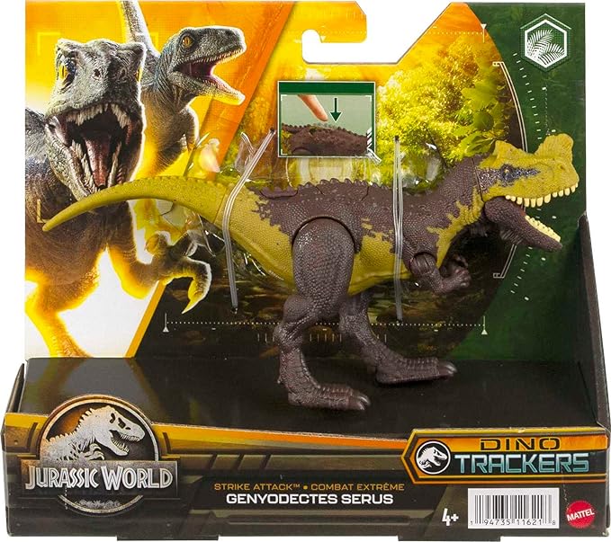 Jurassic World Dino Tracker Strike Attack Genyodectes Serus HLN65/HLN63 - Image 6