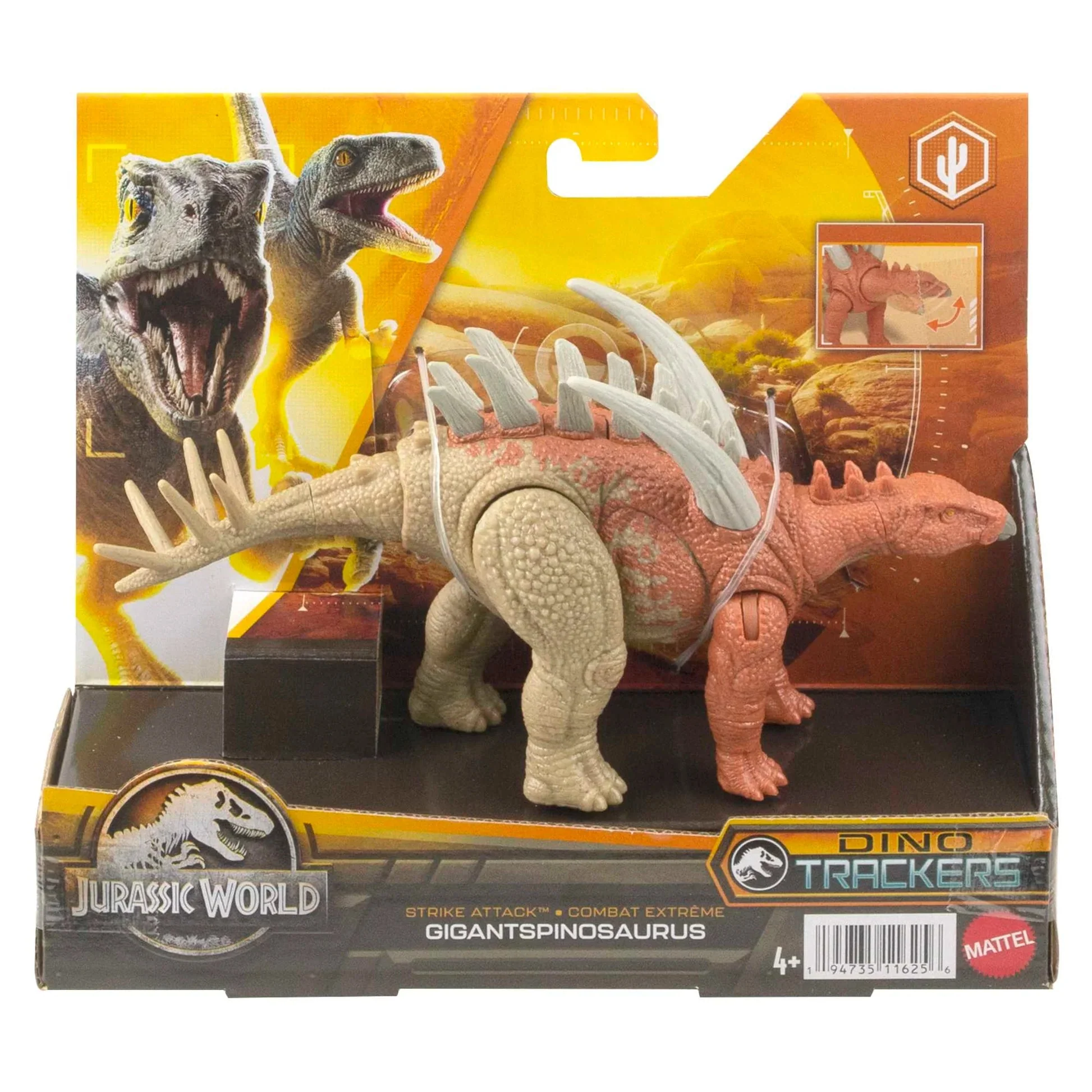 Jurassic World Dino Tracker Strike Attack Gigantspinosaurus HLN68/HLN63
