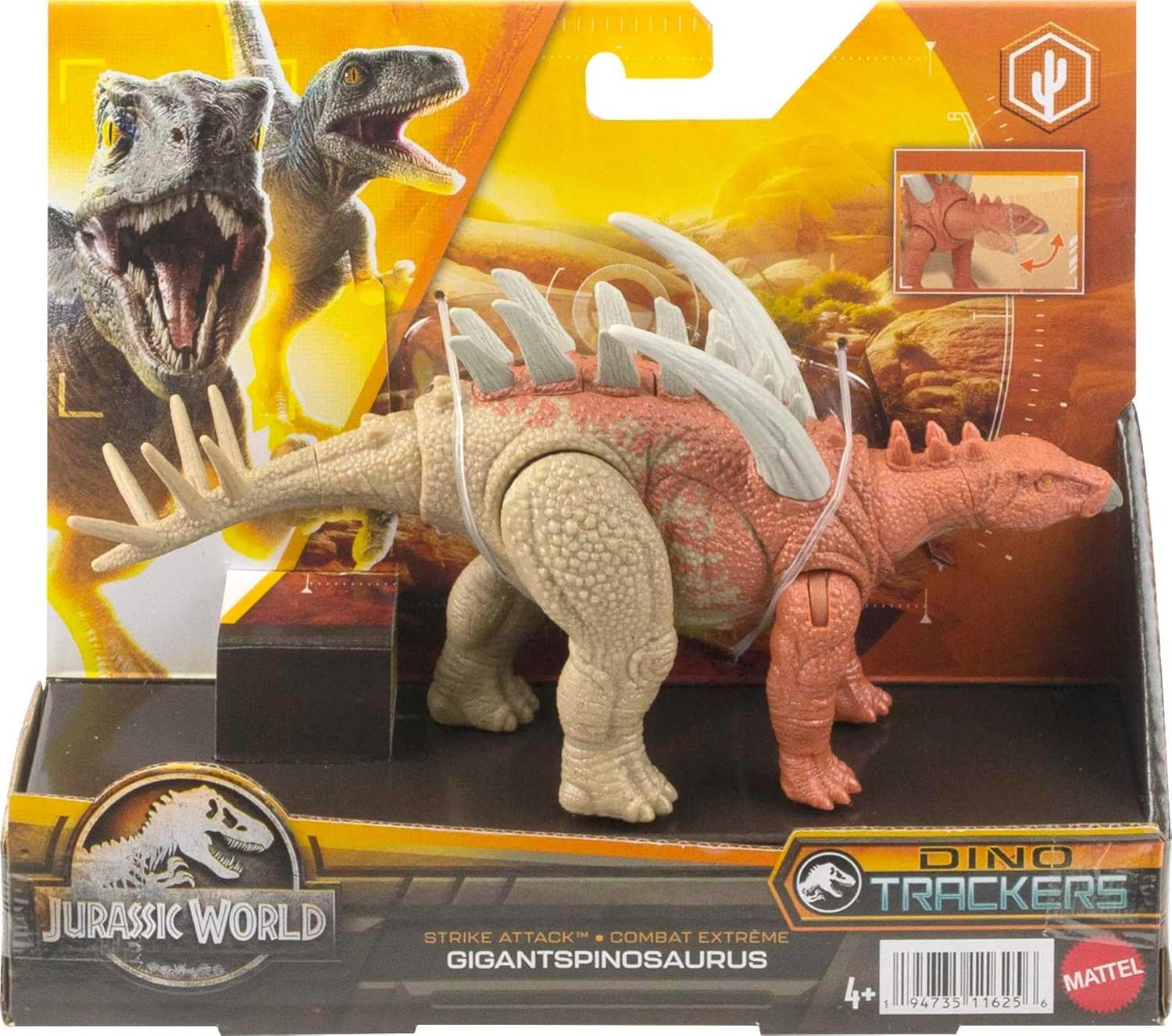 Jurassic World Dino Tracker Strike Attack Gigantspinosaurus HLN68/HLN63 - Image 2