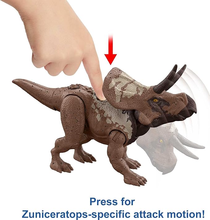 Jurassic World Dino Tracker Strike Attack Zuniceratops HLN66/HLN63 - Image 6
