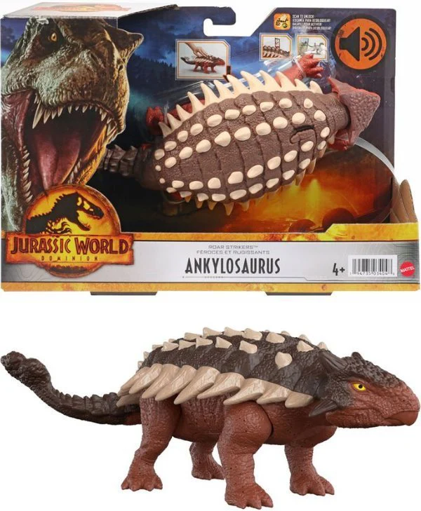 Jurassic World Dominion Roar Strikers - Ankylosaurus HDX36/HDX17