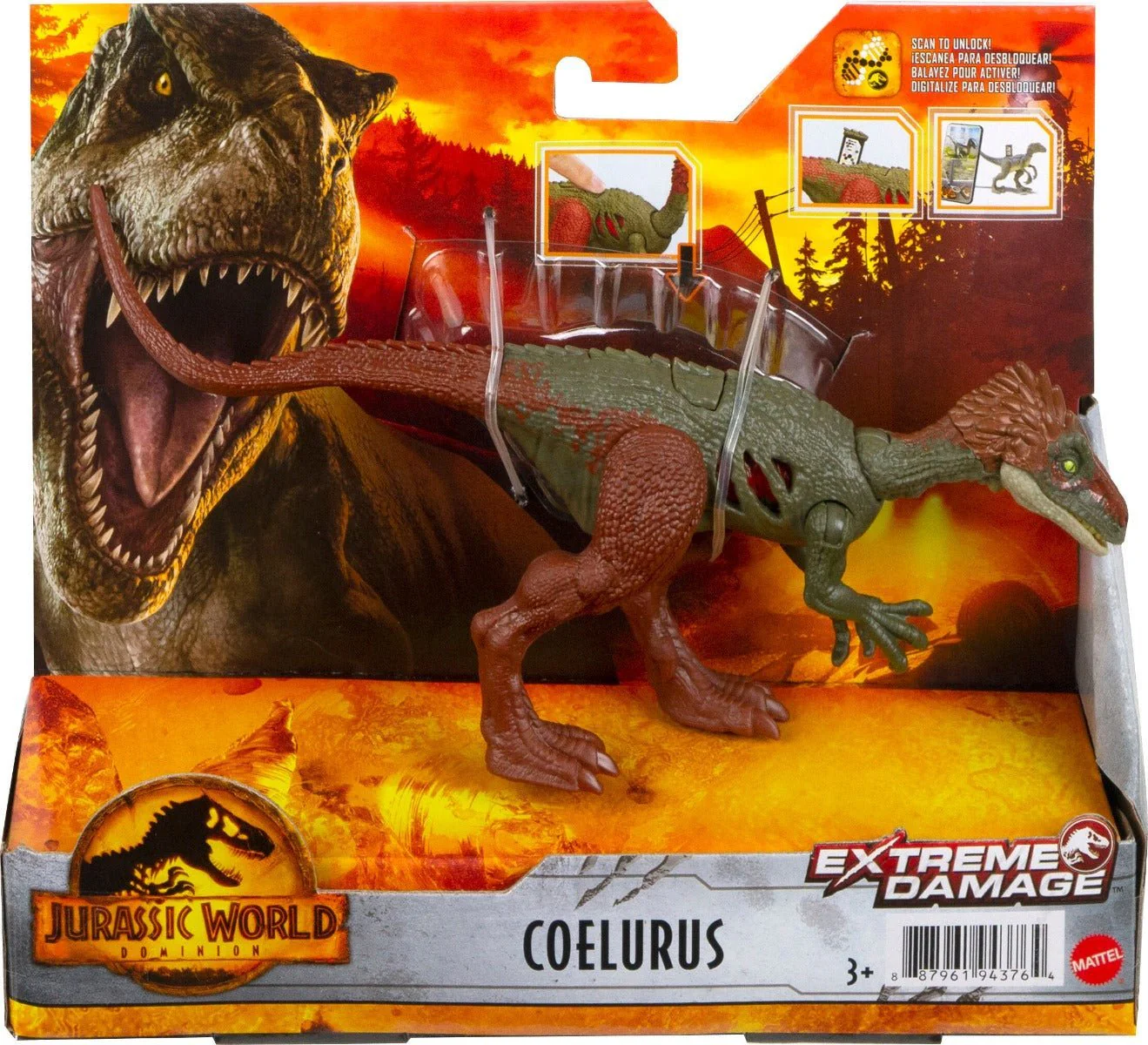 Jurassic World Extreme Damage Coelurus GWN16/GWN13 - Image 4