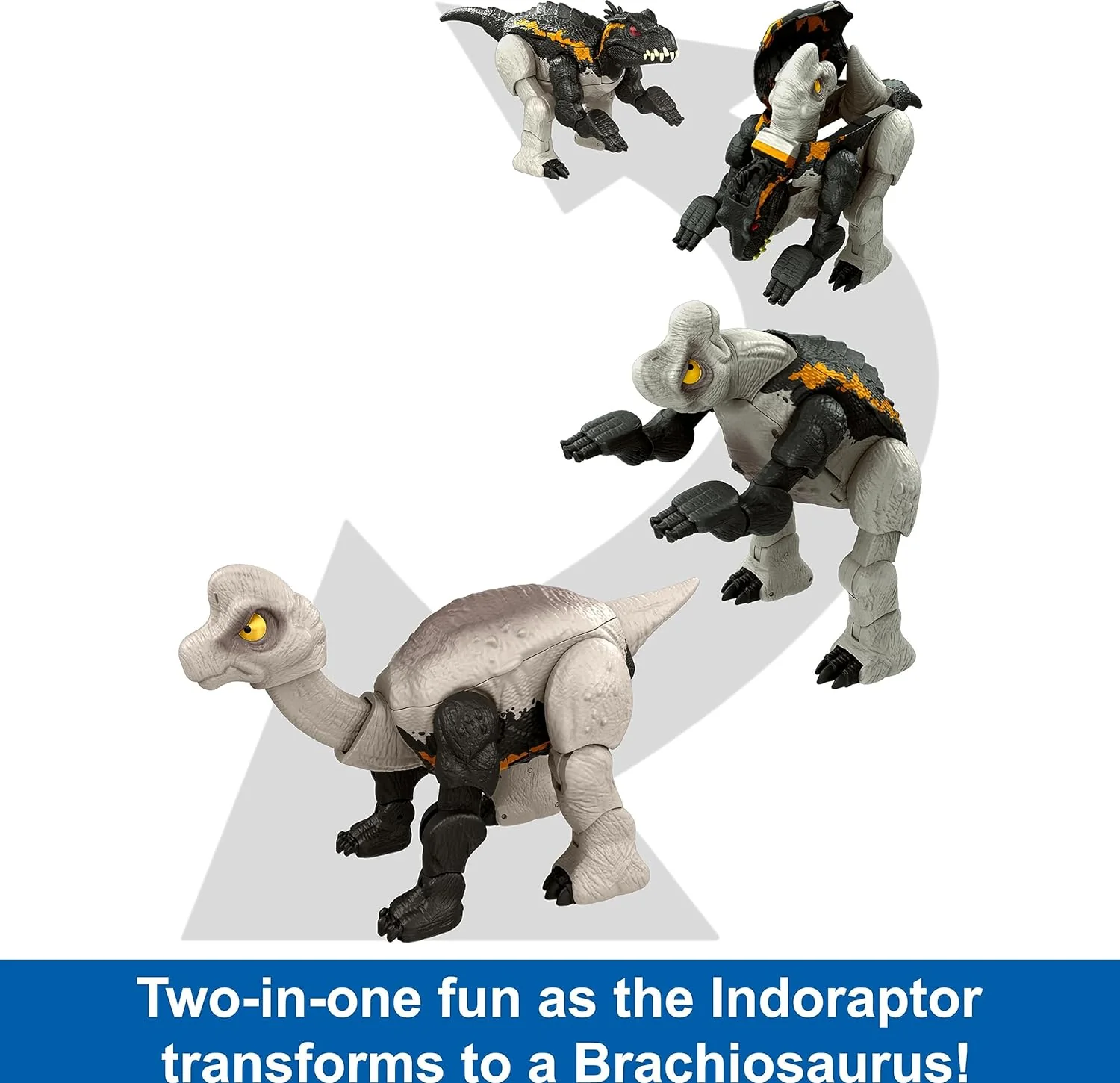 Jurassic World Fierce Changers Indoraptor & Brachiosaurus Action Figure HPD35/HPD33 - Image 4