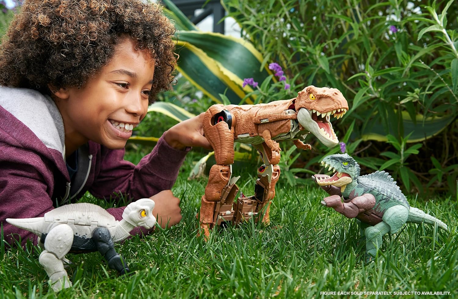 Jurassic World Fierce Changers Indoraptor & Brachiosaurus Action Figure HPD35/HPD33 - Image 5