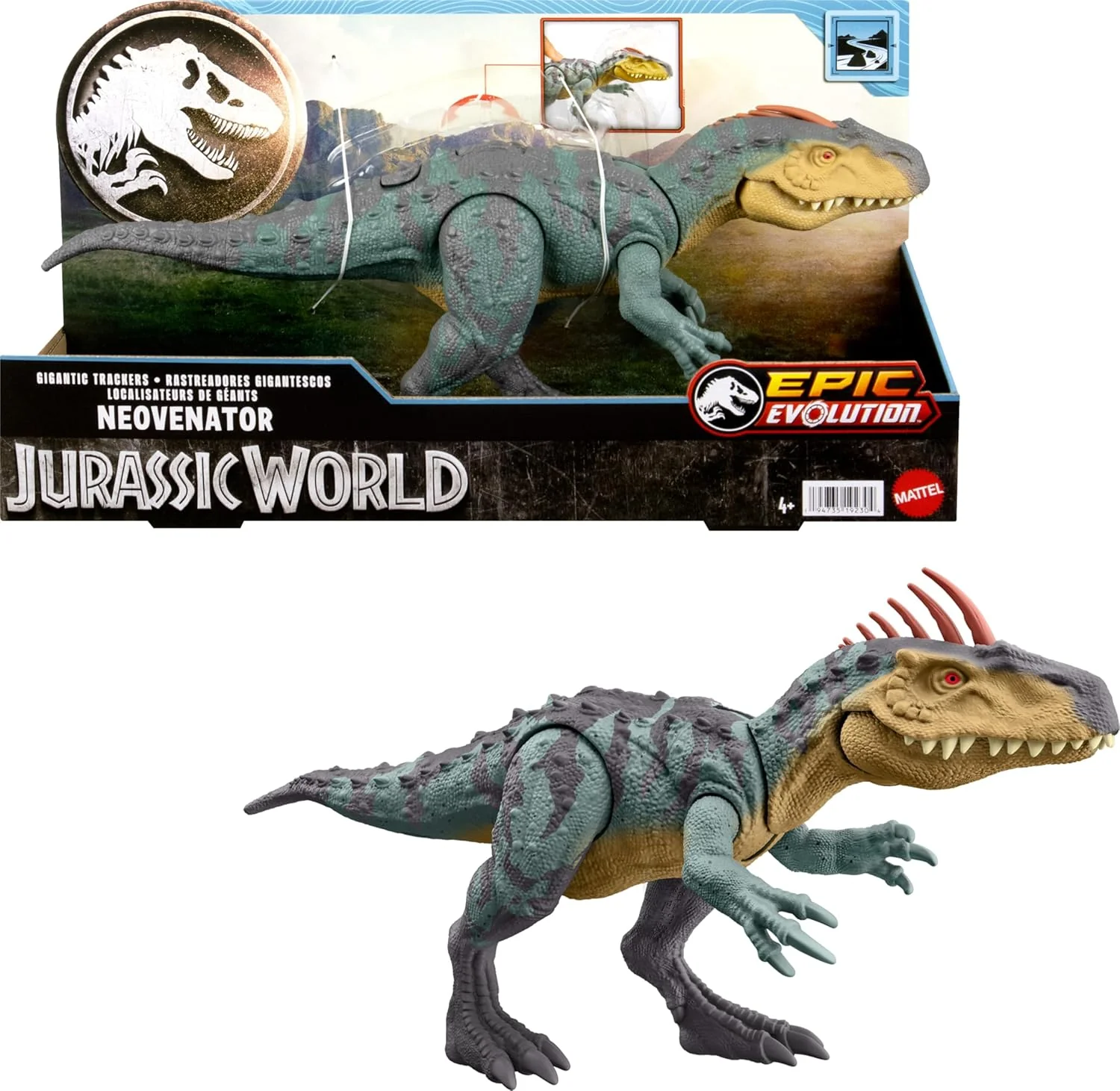 Jurassic World Gigantic Trackers - Neovenator HTK78/HLP23 - Image 4