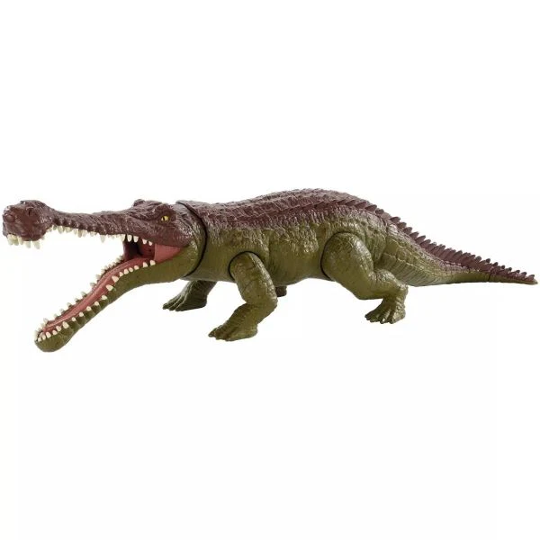 Jurassic World Massive Biters Sarcosuchus Figure Green GJP32 - Image 3