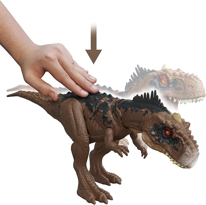 Jurassic World Dominion Roar Strikers - Rajasaurus HDX35/HDX17 - Image 3