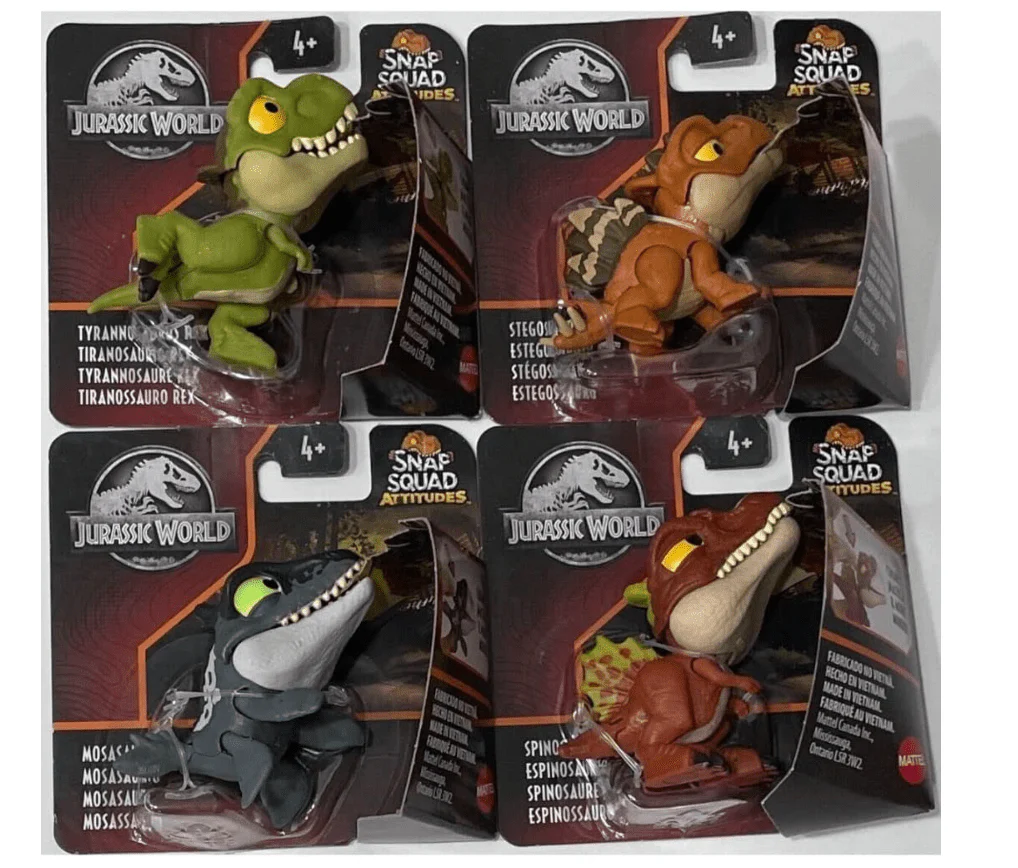 Jurassic World Uncaged Snap Squad STEGOSAURAUS Figures GXW58