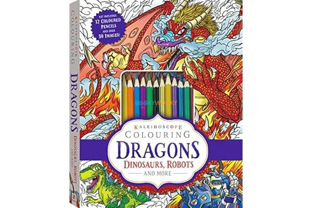 Kaleidoscope Colouring: Dragons, Dinosaurs, Robots and More