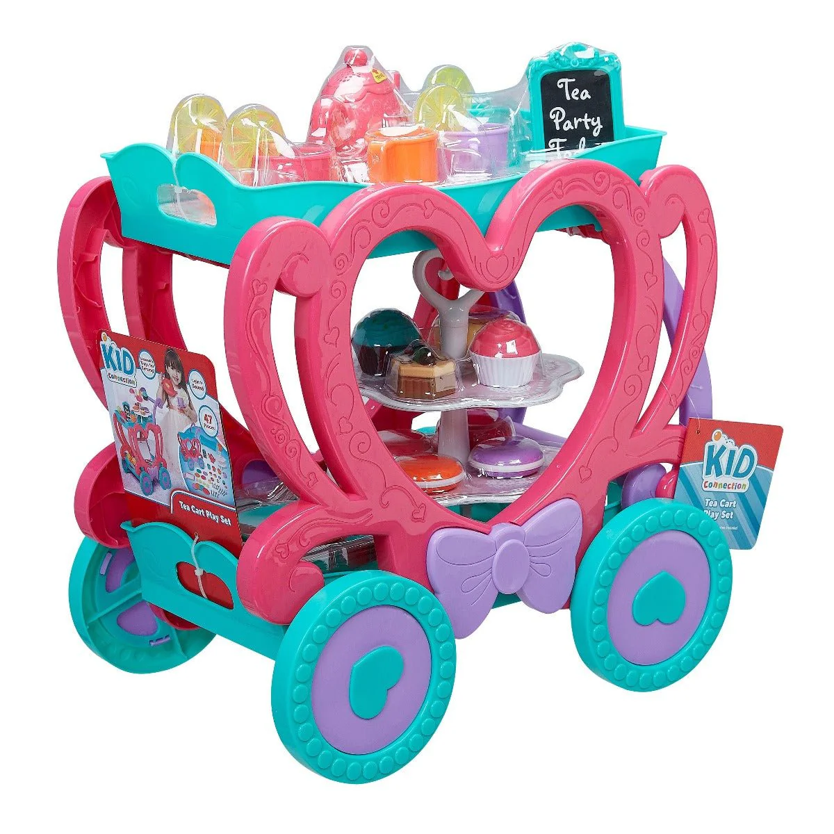Kid Connection Tea Cart Play Set 47 Pieces 75547