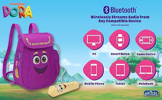 Kiddesigns Bluetooth Sing Along Boombox - Dora KD-DO-115 - Image 7